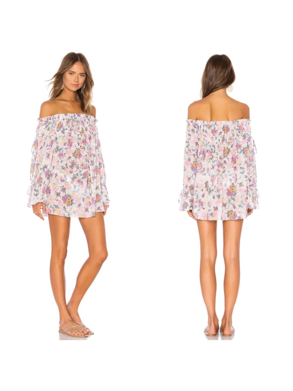 Tularosa Brogan Mini Dress Floral Size S